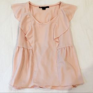 French Connection Ruffle Sleeve Blouse